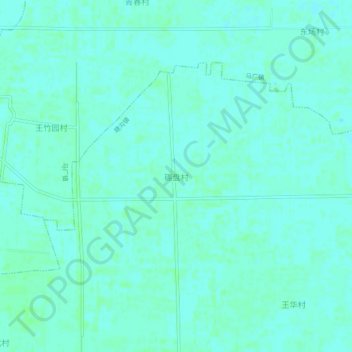 Topografische Karte 碾盘村, Höhe, Relief