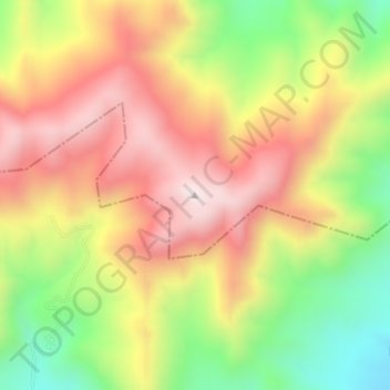 Topografische Karte 封龍山, Höhe, Relief