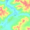 Topografische Karte 巴彦宝力格嘎查四组, Höhe, Relief