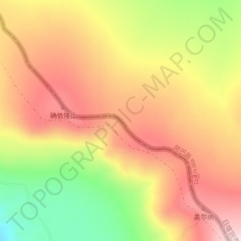 Topografische Karte 塞塞拉, Höhe, Relief