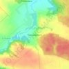 Topografische Karte Пришивальня, Höhe, Relief