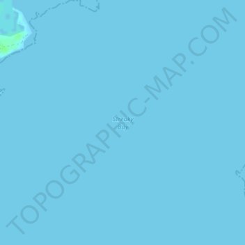 Topografische Karte Streaky Bay, Höhe, Relief
