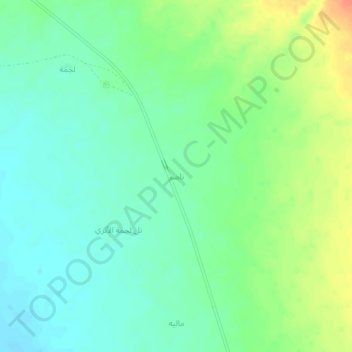 Topografische Karte Nasir, Höhe, Relief