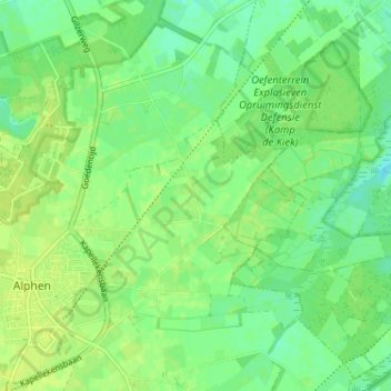 Topografische Karte Looneind, Höhe, Relief