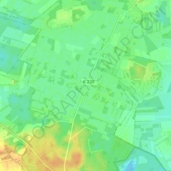 Topografische Karte Borchel, Höhe, Relief