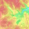 Topografische Karte Тефаново, Höhe, Relief