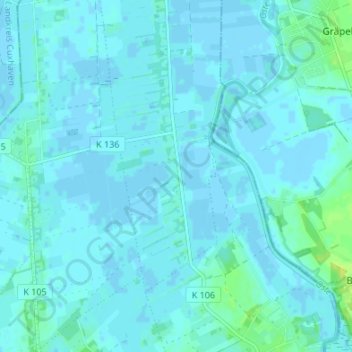 Topografische Karte Ottendorf, Höhe, Relief