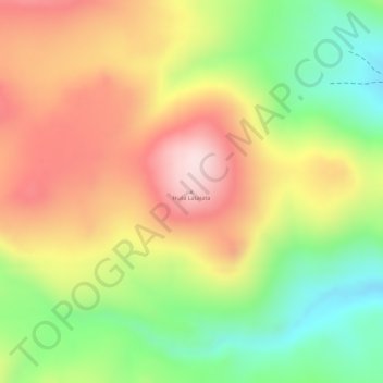 Topografische Karte Huila Latarata, Höhe, Relief
