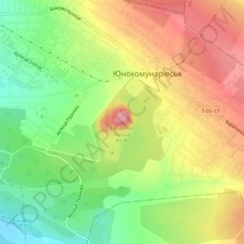 Topografische Karte European Russia, Höhe, Relief
