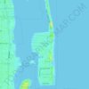Topografische Karte Palm Beach Isles, Höhe, Relief