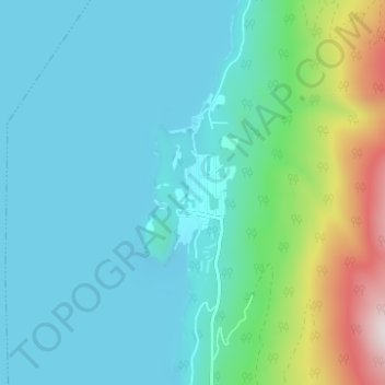 Topografische Karte Riondel, Höhe, Relief