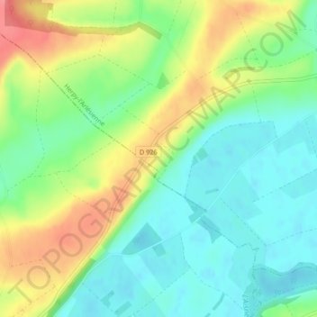 Topografische Karte Beau Repaire, Höhe, Relief