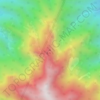 Topografische Karte 嘉午台, Höhe, Relief