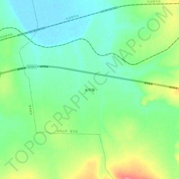 Topografische Karte 太平镇, Höhe, Relief