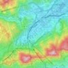Topografische Karte 上徑口 Sheung Keng Hau, Höhe, Relief