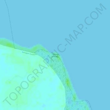 Topografische Karte Tanjung Embang, Höhe, Relief