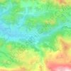 Topografische Karte Avín, Höhe, Relief
