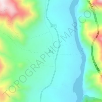 Topografische Karte 芒龙, Höhe, Relief