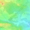 Topografische Karte Ishe Bara, Höhe, Relief