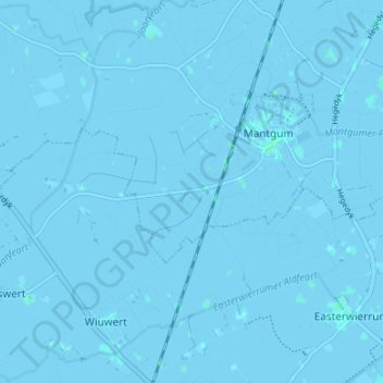 Topografische Karte Skilleard, Höhe, Relief