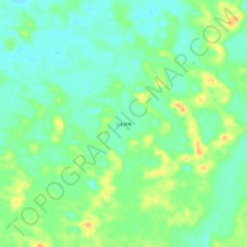Topografische Karte 公主昂嘎, Höhe, Relief