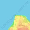 Topografische Karte мыс Таран, Höhe, Relief