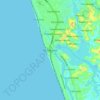 Topografische Karte Moratuwa, Höhe, Relief