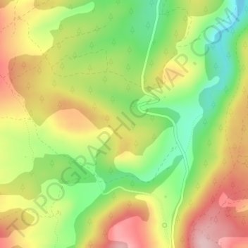 Topografische Karte Mas de Grau, Höhe, Relief
