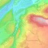 Topografische Karte Au Charnet, Höhe, Relief