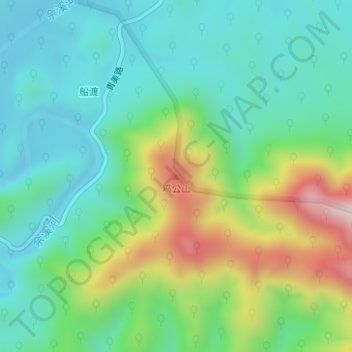 Topografische Karte 鸡公山, Höhe, Relief