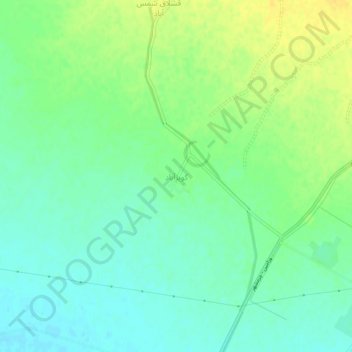 Topografische Karte کویرآباد, Höhe, Relief