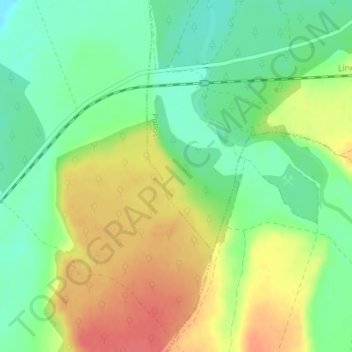 Topografische Karte Trabancos, Höhe, Relief
