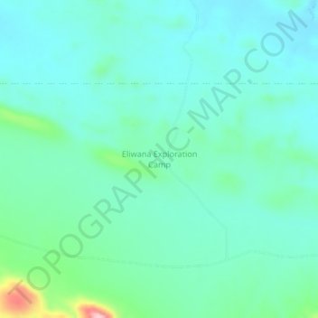 Topografische Karte Eliwana Exploration Camp, Höhe, Relief