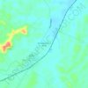 Topografische Karte Kampung Parit Mulu, Höhe, Relief