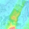 Topografische Karte Hutan Simpan Kebun Cina, Höhe, Relief