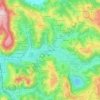 Topografische Karte La Vitarelle, Höhe, Relief