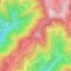 Topografische Karte Wildkogel, Höhe, Relief