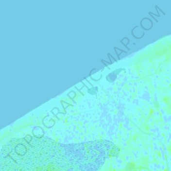 Topografische Karte Варандей, Höhe, Relief