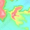 Topografische Karte Sirasmal, Höhe, Relief