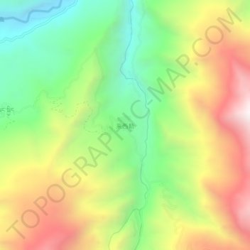 Topografische Karte 来西勒, Höhe, Relief