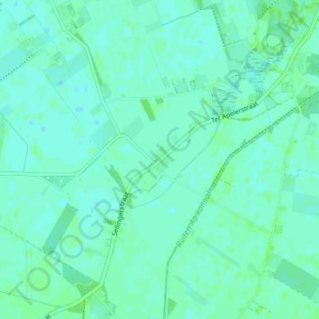 Topografische Karte Ter Wisch, Höhe, Relief