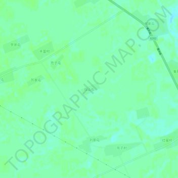 Topografische Karte 双山屯, Höhe, Relief