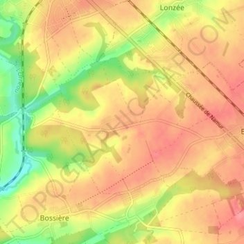 Topografische Karte Ferooz, Höhe, Relief