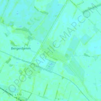 Topografische Karte Hertefeld, Höhe, Relief