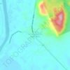 Topografische Karte Kampung Pulau Tawar Baru, Höhe, Relief