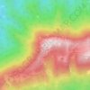 Topografische Karte Gippel, Höhe, Relief