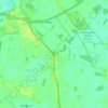 Topografische Karte Crockey Hill, Höhe, Relief