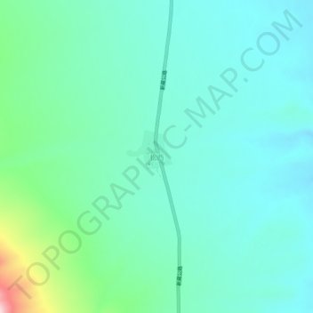 Topografische Karte Songxi, Höhe, Relief