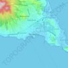 Topografische Karte Basseterre, Höhe, Relief