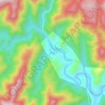 Topografische Karte 石染, Höhe, Relief